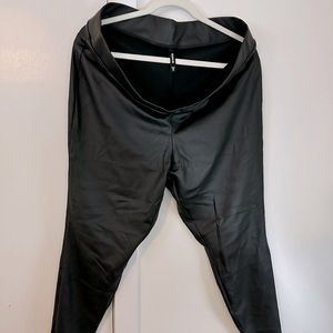 Torrid faux leather leggings. Size 2.